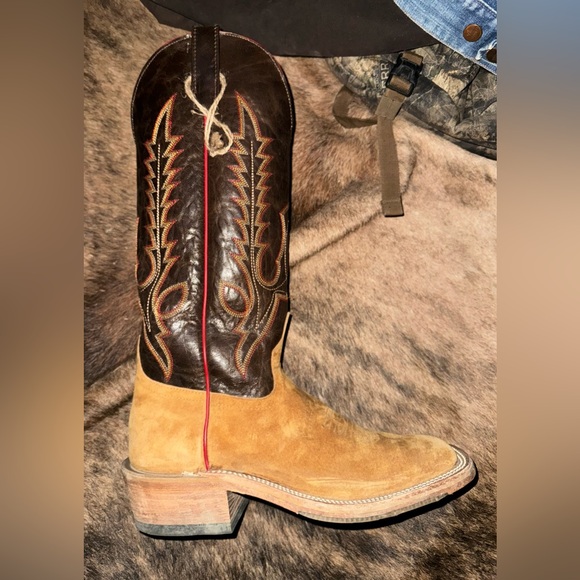 Anderson Bean Brown and Tan Western Boots - Picture 3 of 3